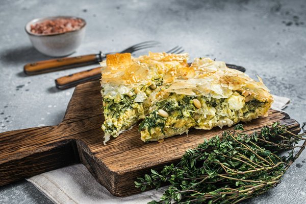 Can You Prepare a Gourmet Greek Spanakopita with Homemade Phyllo Dough?